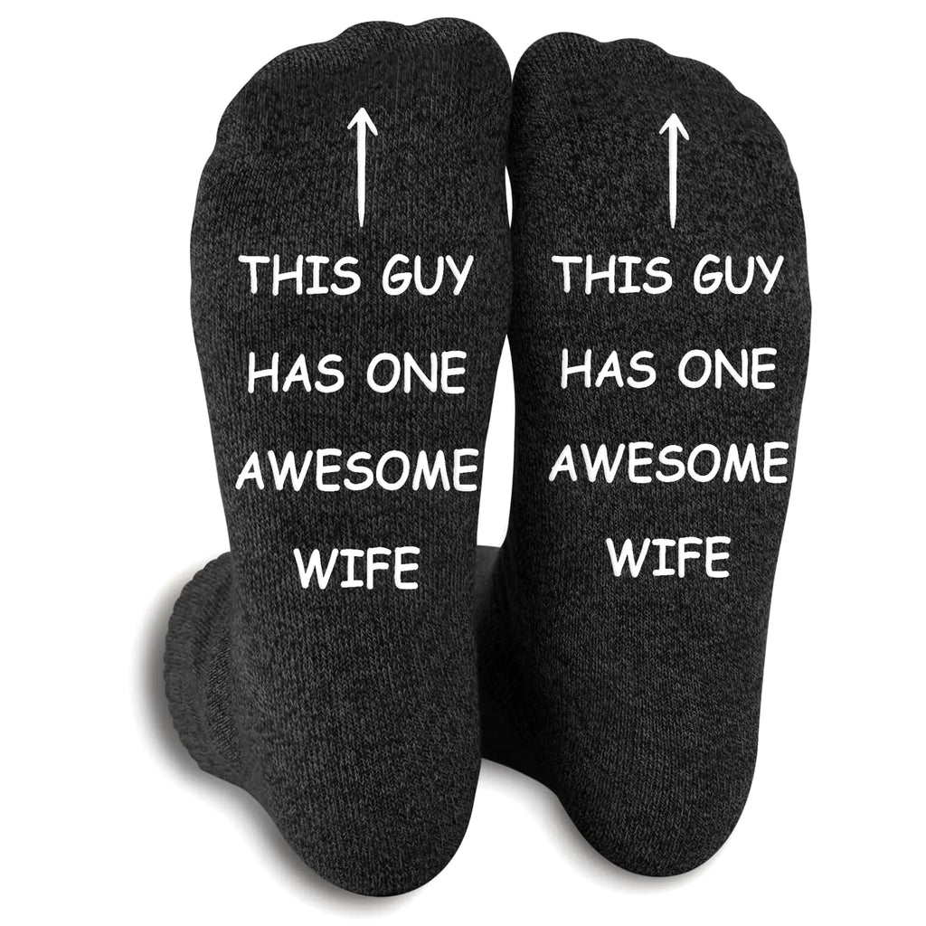 Men's Humorous Non-Slip Socks for Special Occasions