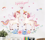 Magical Unicorn Wall Decals for Children