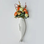 Modern Art Ceramic Goldfish Wall Vase