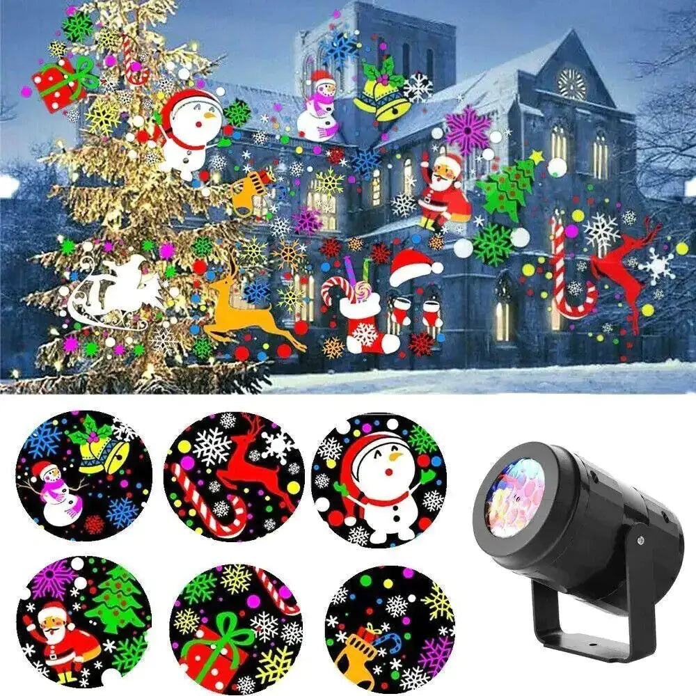 Festive Snowflake LED Projector